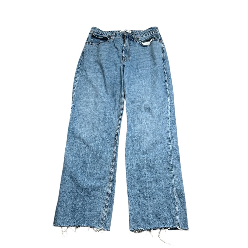 Abercrombie & Fitch Light Blue Wide Leg Jeans